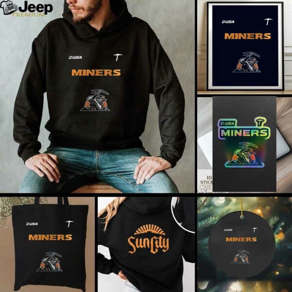 UTEP Miners Sun City logo shirt