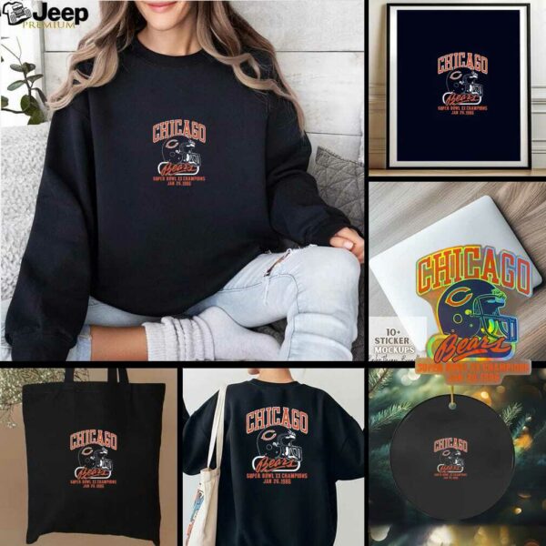 Unisex Homage Navy Chicago Bears Super Bowl XX Champions 40th Anniversary Sweatshirt