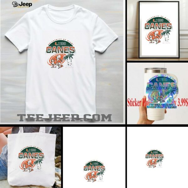 University of Miami Hurricanes 100 shirt