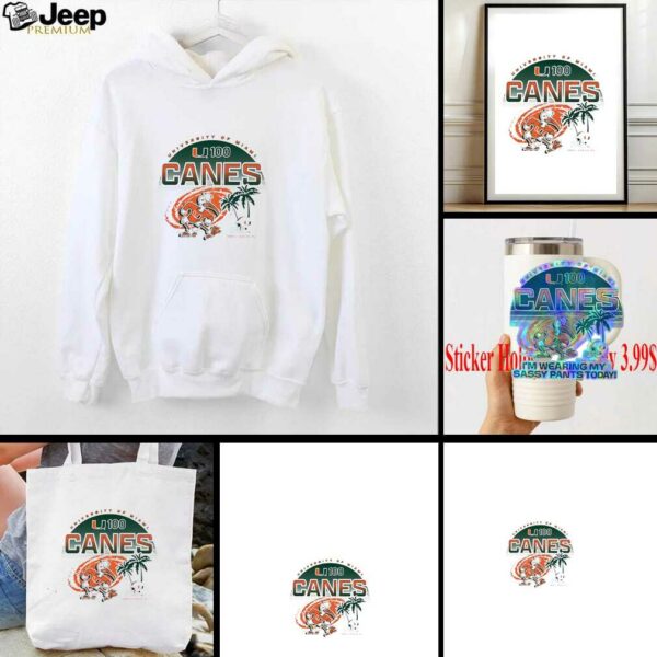 University of Miami Hurricanes 100 shirt