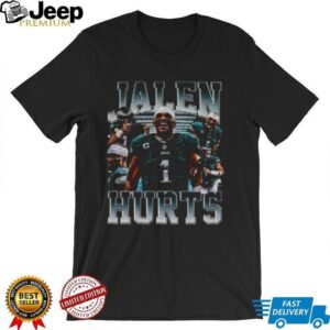 Vintage 90s Jalen Hurts Graphic Bootleg shirt