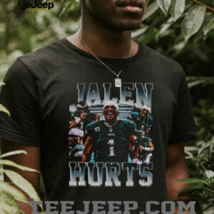 Vintage 90s Jalen Hurts Graphic Bootleg shirt