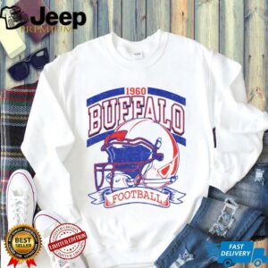Vintage 90s Style Buffalo Bill Chiefs Football helmet 1960 shirt