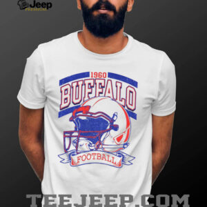 Vintage 90s Style Buffalo Bill Chiefs Football helmet 1960 shirt