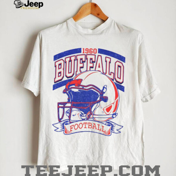 Vintage 90s Style Buffalo Bill Chiefs Football helmet 1960 shirt