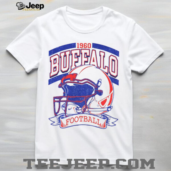 Vintage 90s Style Buffalo Bill Chiefs Football helmet 1960 shirt