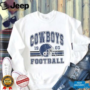 Vintage 90s Style Dallas Cowboys Football helmet 1960 shirt