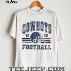 Vintage 90s Style Dallas Cowboys Football helmet 1960 shirt