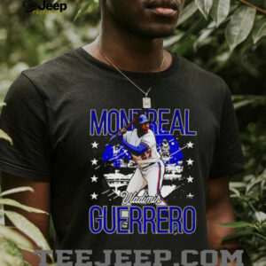 Vladimir Guerrero Montreal skyline swing shirt