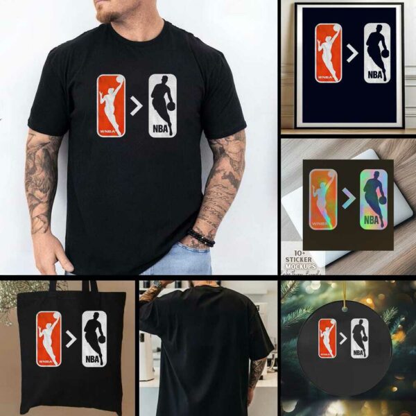 WNBA better than NBA everybody watches women’s sports shirt