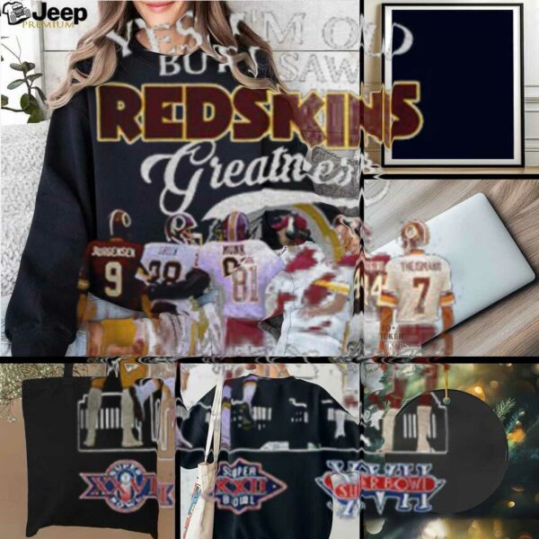 Washington Commanders Football yes I’m old but I saw Redskins greatness signatures shirt
