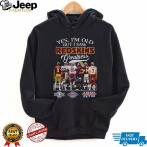 Washington Commanders yes I’m old but I saw Redskins greatness signature shirt