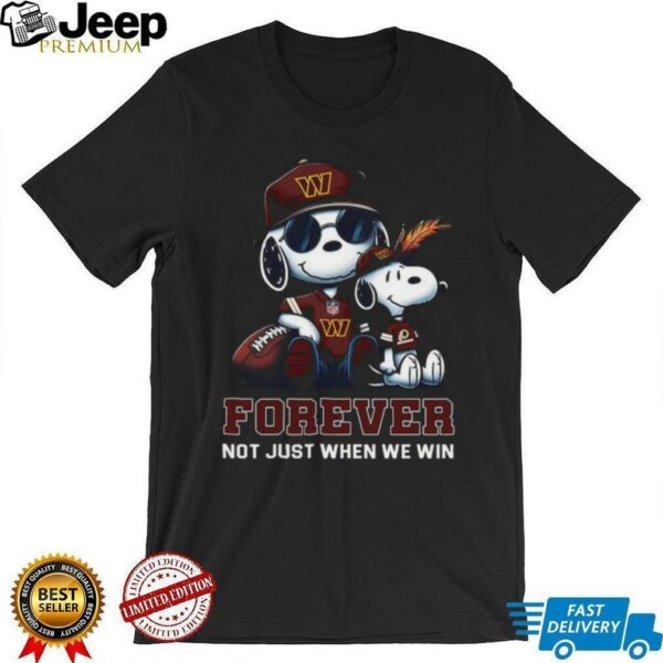 Washington Redskins Peanuts Snoopy Forever shirt