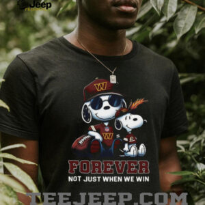 Washington Redskins Peanuts Snoopy Forever shirt