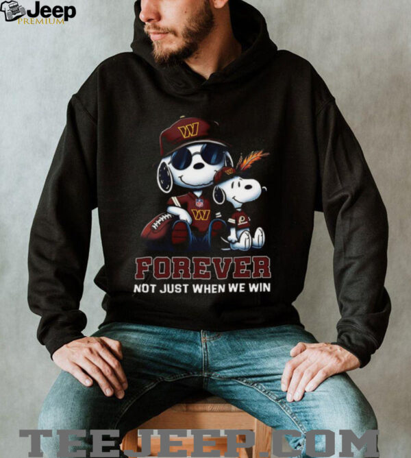 Washington Redskins Peanuts Snoopy Forever shirt