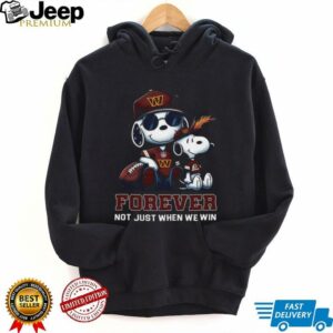 Washington Redskins Peanuts Snoopy Forever shirt