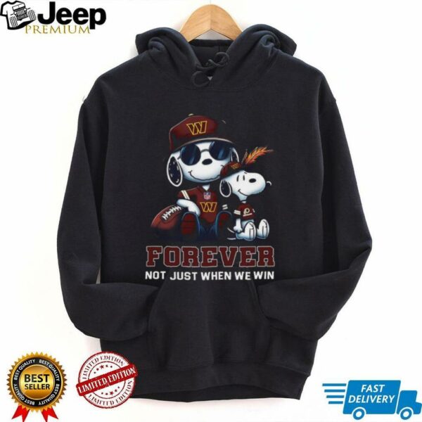Washington Redskins Peanuts Snoopy Forever shirt