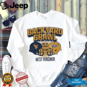 West Virginia Football 2025 Backyard Brawl Champs shirt