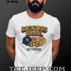 West Virginia Football 2025 Backyard Brawl Champs shirt