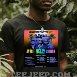 Where The Party At Tour 2025 shirt