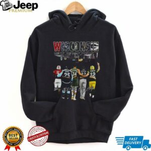 Wisconsin Sports team Skyline Jones Gravel Yelich Rodgers signature shirt