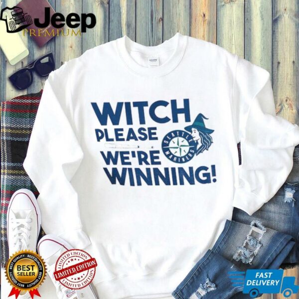 Witch please we’re winning Seattle Mariners MLB Baseball Spooky Halloween shirt
