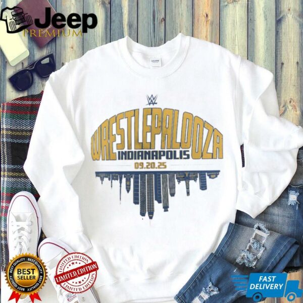 WrestlePalooza Indianapolis 2025 Skyline 2 sdied shirt