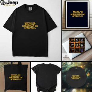 Written and directed by sebastian de sprengol shirt