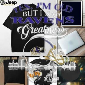 Yes, I’m Old But I Saw Baltimore Ravens Greatness Helmet...