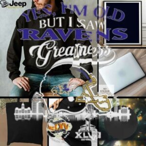 Yes, I’m Old But I Saw Baltimore Ravens Greatness Helmet T shirt