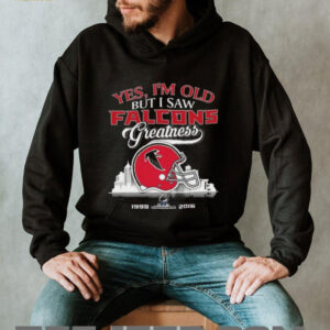 Yes, I’m Old But I Saw Falcons Greatness Helmet T shirt