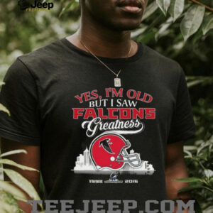 Yes, I’m Old But I Saw Falcons Greatness Helmet T shirt
