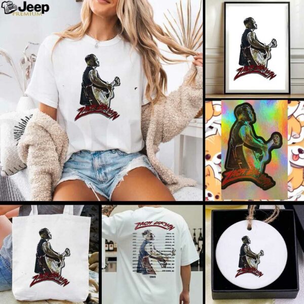 Zach Bryan World Summer show 2025 tour dates photo shirt