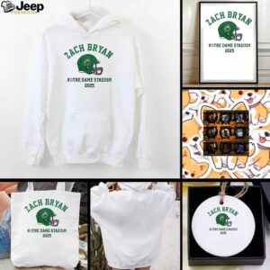 Zach Bryan X Notre Dame Fighting Irish stadium 2025 shirt
