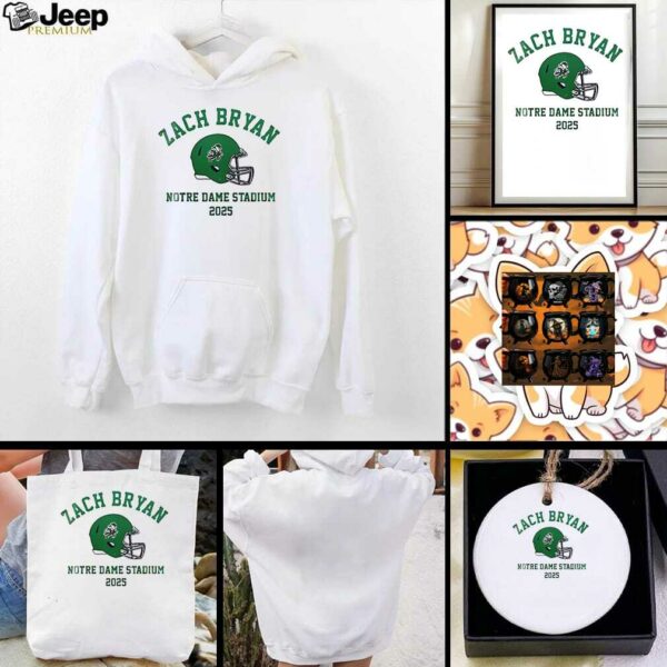 Zach Bryan X Notre Dame Fighting Irish stadium 2025 shirt