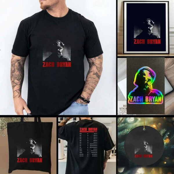 Zach Bryan tour Notre Dame dates shirt
