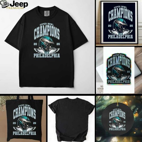intage Philadelphia Eagles Super Bowl LIX Champions 2025 Shirt