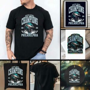 intage Philadelphia Eagles Super Bowl LIX Champions 2025 Shirt