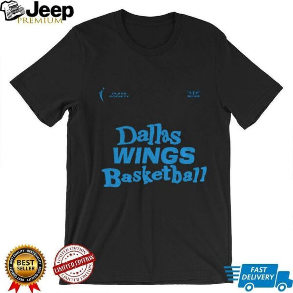 Paige Bueckers wearing Dallas Wings basketball shirt