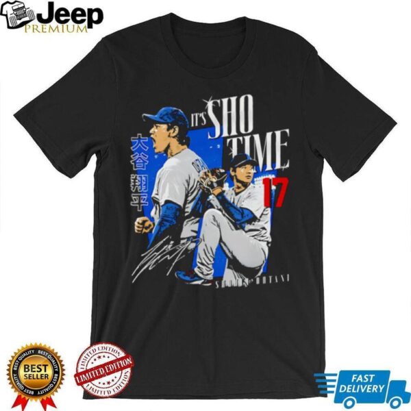 1Shohei Ohtani It’s ShowTime Los Angeles Dodgers baseball shirt