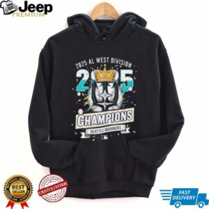 2025 AL West Division Champions Seattle Mariners King T Shirt