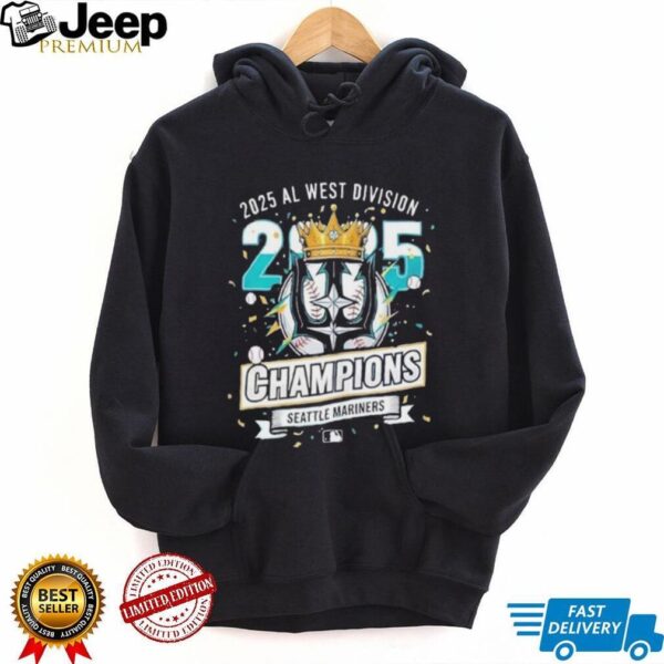 2025 AL West Division Champions Seattle Mariners King T Shirt