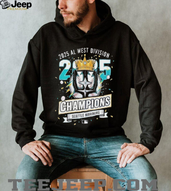 2025 AL West Division Champions Seattle Mariners King T Shirt