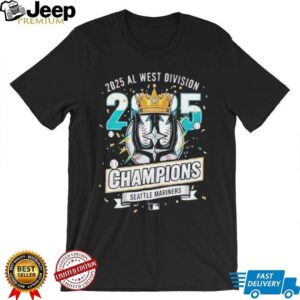 2025 AL West Division Champions Seattle Mariners King T Shirt