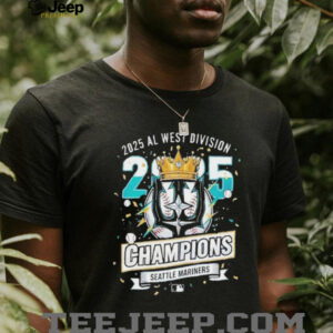 2025 AL West Division Champions Seattle Mariners King T Shirt