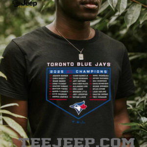 2025 Blue Jays American League Champions Team Roster Shirt