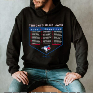 2025 Blue Jays American League Champions Team Roster Shirt