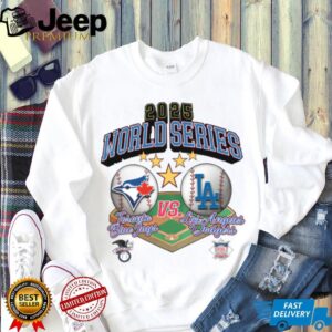 2025 MLB World Series Toronto Blue Jays Vs Dodgers Baseball Diamond Stars TShirt