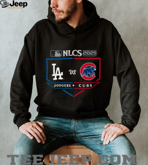 2025 National League Championship Dodgers vs Cubs Batter’s Box Tee – MLB Playoff Shirt