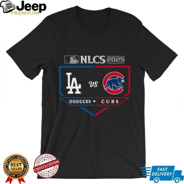 2025 National League Championship Dodgers vs Cubs Batter’s Box Tee – MLB Playoff Shirt